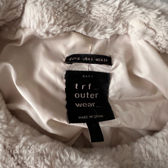 Zara Faux Fur Bomber Jacket - Picture 4 of 5